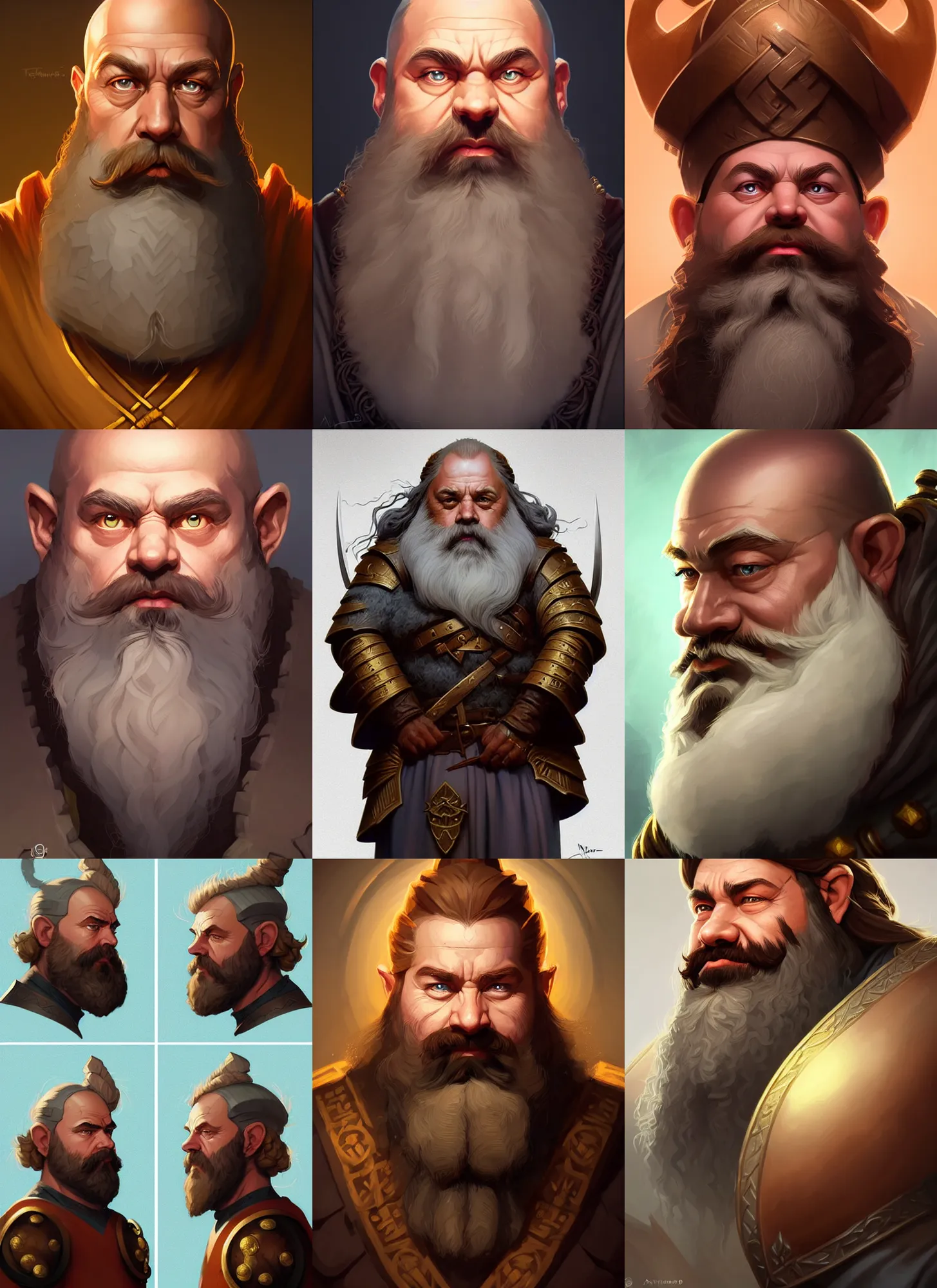 Prompt: symmetry!! dungeons and dragons portrait of a dwarf cleric with beard, serene, intricate, highly detailed, dynamic lighting, digital art, digital painting, artstation, terence nielsen, sharp focus, illustration, art by artgerm and greg rutkowski and moebius, 8 k