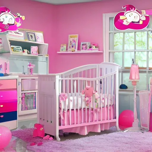 Image similar to kawaii baby room