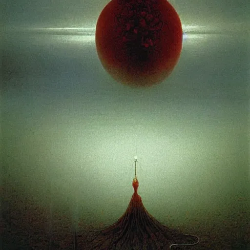 Prompt: russia, painted by zdzisław beksinski