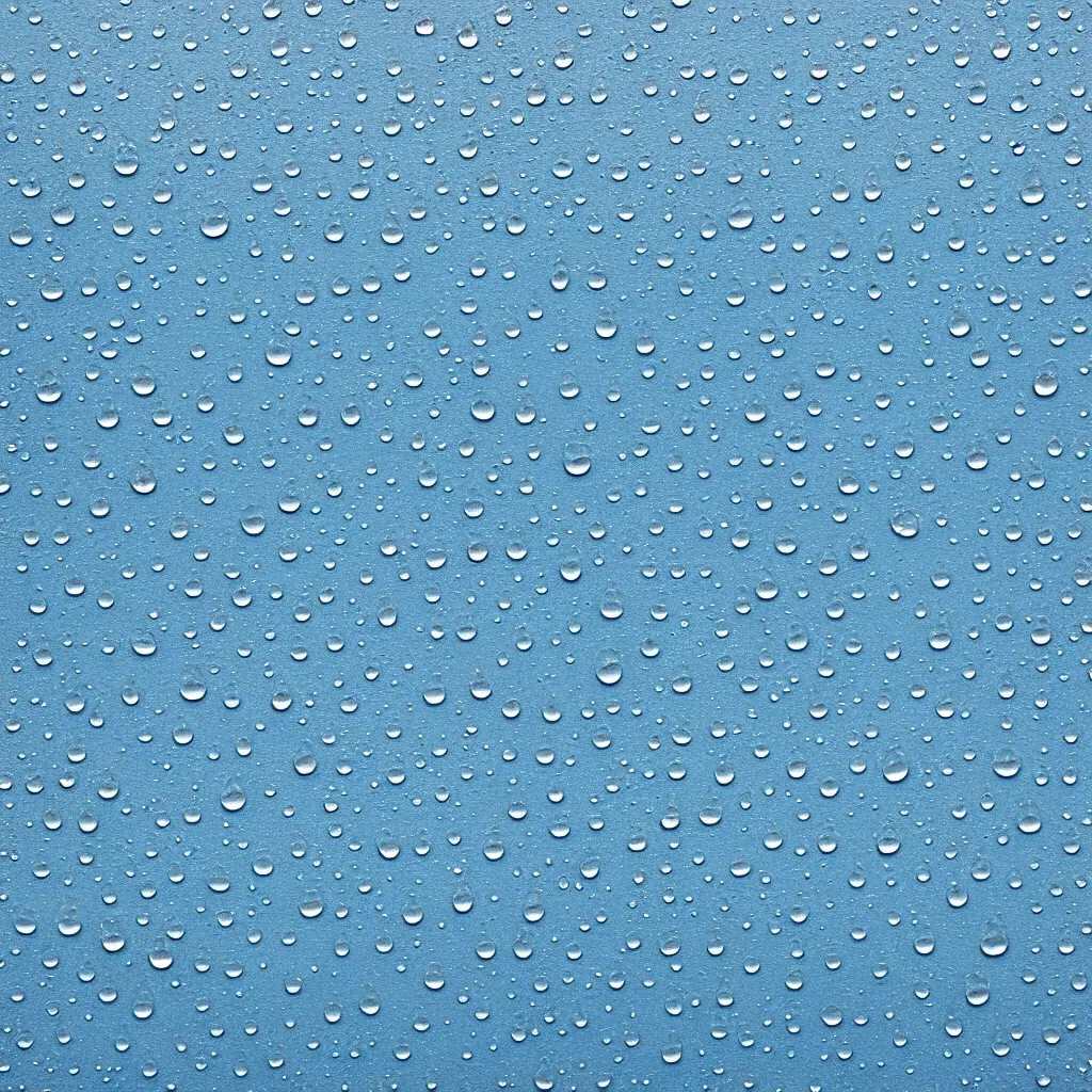 Prompt: raindrop texture on blue wall, 8k