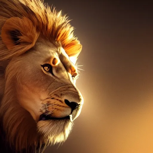 Image similar to a lion smoking a cigar, dramatic lighting, cinematic, establishing shot, extremely high detail, foto realistic, cinematic lighting, post processed, concept art, high details, cinematic, 8k resolution, beautiful detailed, photorealistic, digital painting, artstation, concept art, smooth, sharp focus, artstation trending, octane render, unreal engine