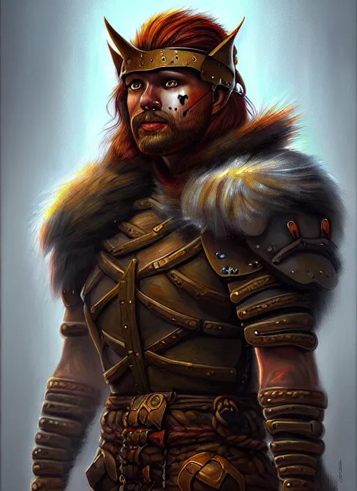 Image similar to a portrait of meoguard human male warrior!!, fantasy, dungeons and dragons, an ultrafine detailed painting, detailed painting, boris valejo.