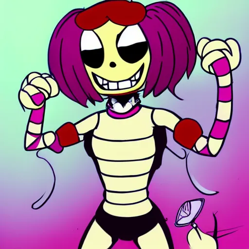 Image similar to Undertale Muffet by Mark Bagley trending on /r/Drawfee