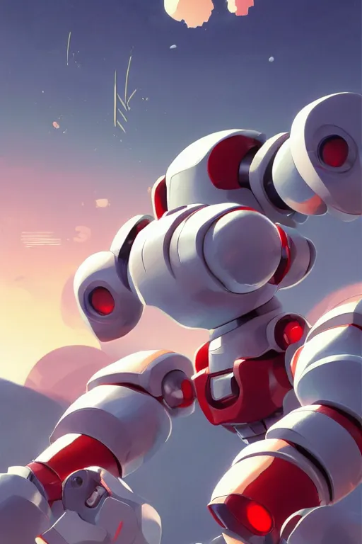 Image similar to metabots medabots medarotto medarot robot minimalist comics, behance hd by jesper ejsing, by rhads, makoto shinkai and lois van baarle, ilya kuvshinov, rossdraws global illumination ray tracing hdr radiating a glowing aura