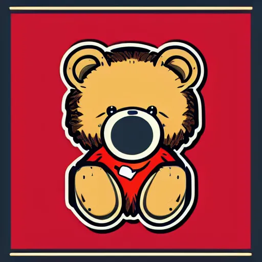 prompthunt: A team mascot bear kicking a rugby ball, brand colours are red  and blue, fierce, angry, hairy, vector, vectorised, pixel perfect,  professional graphic design, NBA logo, NBA logo, Chicago Cubs Logo