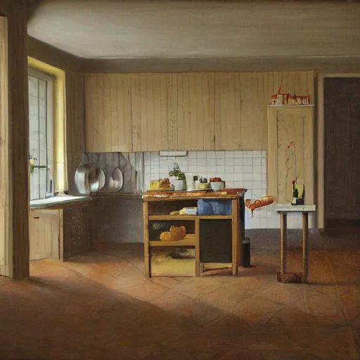 Image similar to a tidy kitchen by aertsen pieter