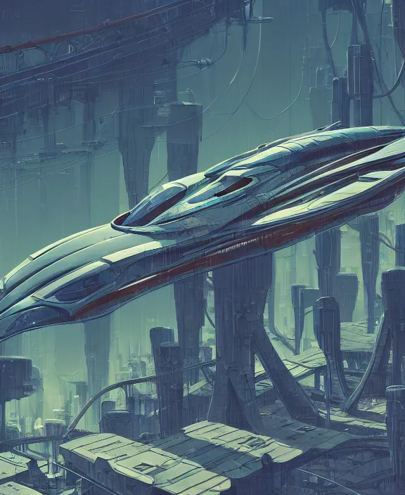 Prompt: simplicity, a roller coaster made out of simple weird organic creatures, in the style of a streamlined asymmetrical spaceship, bleak apocalyptic environment, by dan mumford, yusuke murata, makoto shinkai, ross tran, cinematic, unreal engine, cel shaded, featured on artstation, pixiv