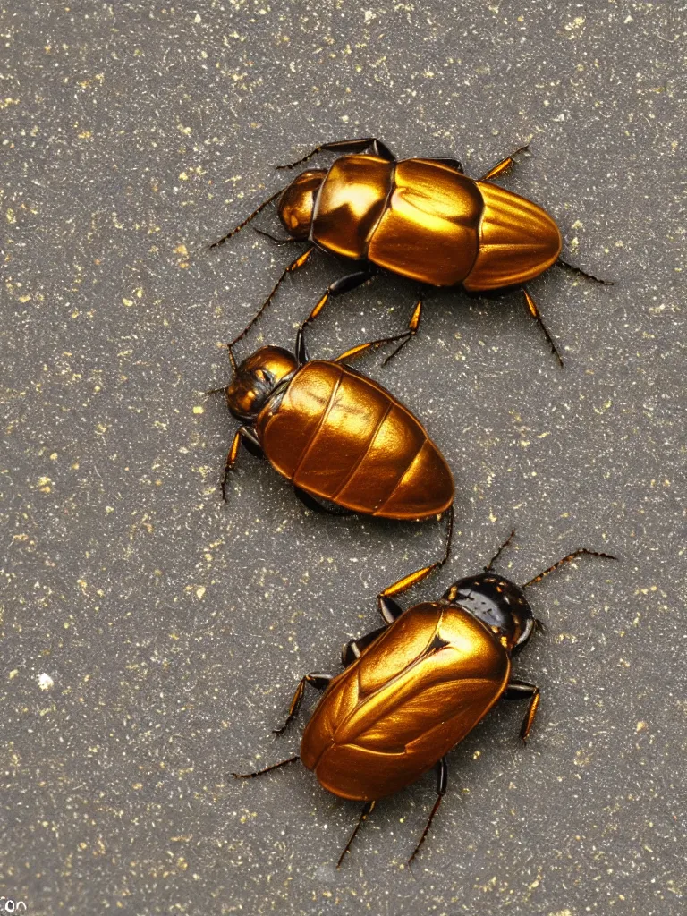 Image similar to subsurface scattering, subsurface light transmission, translucency, backlit, diffused. a beetle