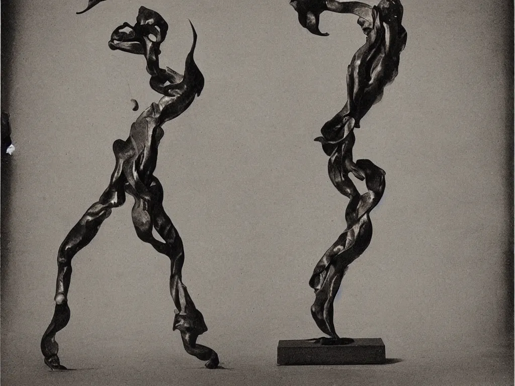 Image similar to flaming gothic japanese statue of a deity, dancing. karl blossfeldt, salvador dali