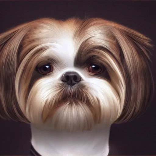 Prompt: Anthropomorphic Disco Shih Tzu, detailed, centered, digital painting, artstation, concept art, donato giancola, Joseph Christian Leyendecker, WLOP, Boris Vallejo, Breathtaking, 8k resolution, extremely detailed, beautiful, establishing shot, artistic, hyperrealistic, beautiful face, octane render, cinematic lighting, dramatic lighting, masterpiece