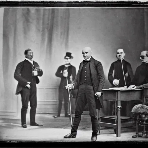 Image similar to a photograph of agent 4 7 at ford's theatre on april 1 4 th 1 8 6 5, 4 k