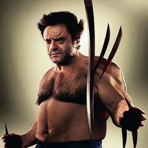 Image similar to Danny devito as wolverine