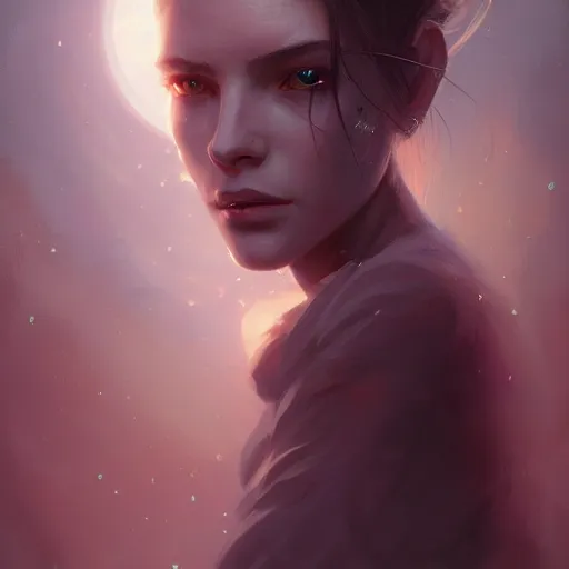 Image similar to Highly detailed necrotic portrait of a young woman, Stephen Bliss, unreal engine, fantasy art by Greg Rutkowski, Loish, Rhads, Makoto Shinkai and Lois van baarle, ilya kuvshinov, rossdraws, Tom Bagshaw, global illumination, radiant light, detailed and intricate environment