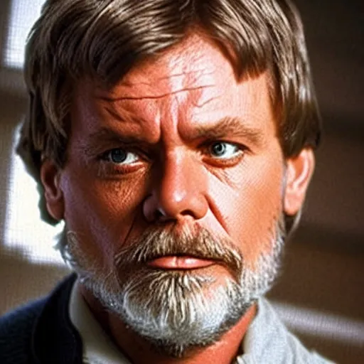 Image similar to mark hamill mixed with harrison ford