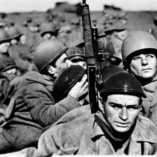 Image similar to the war, by robert capa,