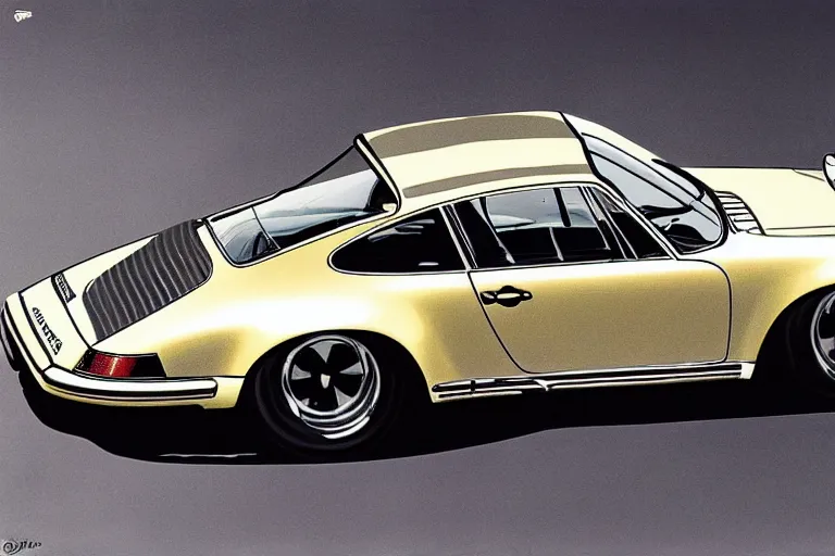 Image similar to porsche 9 1 1 syd mead