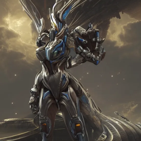 Image similar to giant stunning goddess shot, beautiful hot anthropomorphic robot mecha female dragon, larger than the planet, gently caressing earth, looming over earth in space, detailed silver armor, epic proportions, epic scale, highly detailed digital art, furry art, macro art, warframe fanart, destiny fanart, anthro, giantess, macro, furaffinity, deviantart, 8k 3D realism