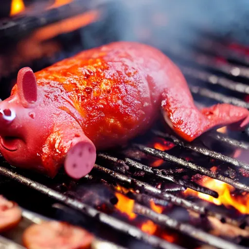 Grilling clearance a pig