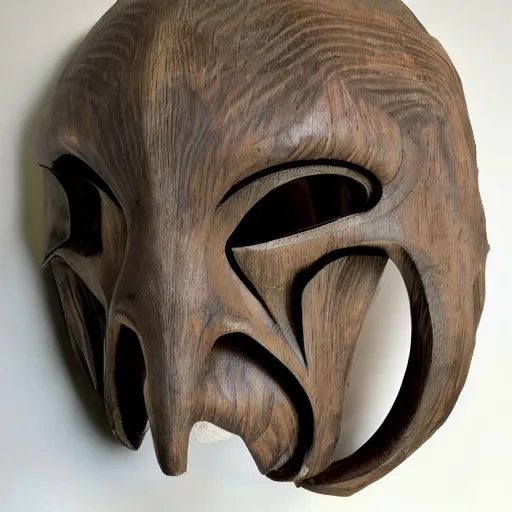 Image similar to illithid wooden mask