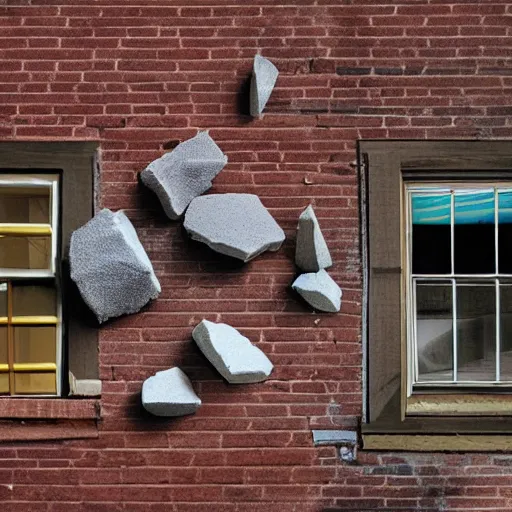 Image similar to angry neighbour throwing rocks