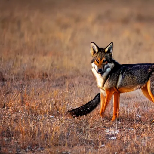 Image similar to professional photograph of a wild red wolf, high quality, hd, 8 k, 4 k, magnificent, award - winning, nature, nature photography, awe - inspiring, highly detailed, amazing