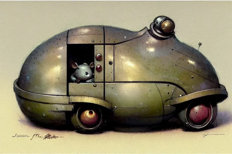 Image similar to ( ( ( ( ( 1 9 5 0 s retro future android robot fat robot mouse wagon. muted colors., ) ) ) ) ) by jean - baptiste monge,!!!!!!!!!!!!!!!!!!!!!!!!!