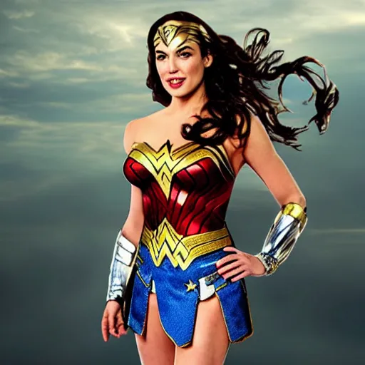 Image similar to kelly brook as wonder woman