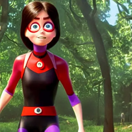 Image similar to still of violet parr sweating in movie incredibles 2