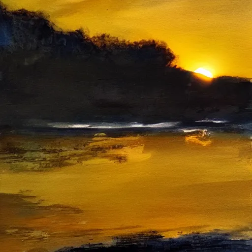 Prompt: a sunset