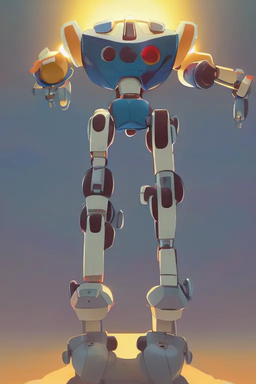 Image similar to metabots medabots medarotto medarot robot minimalist comics, behance hd by jesper ejsing, by rhads, makoto shinkai and lois van baarle, ilya kuvshinov, rossdraws global illumination ray tracing hdr radiating a glowing aura