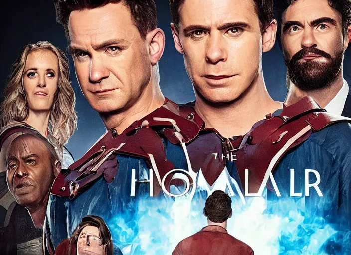 Image similar to portrait of the homelander from Amazon prime series The Boys