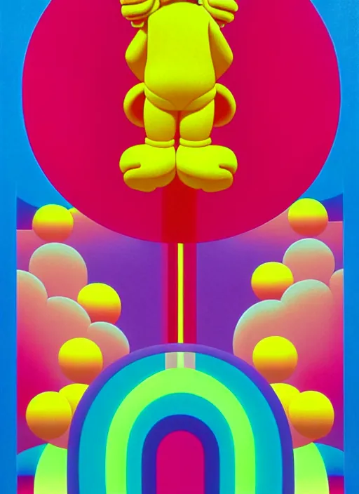 Prompt: 8 0 8 by shusei nagaoka, kaws, david rudnick, airbrush on canvas, pastell colours, cell shaded, 8 k