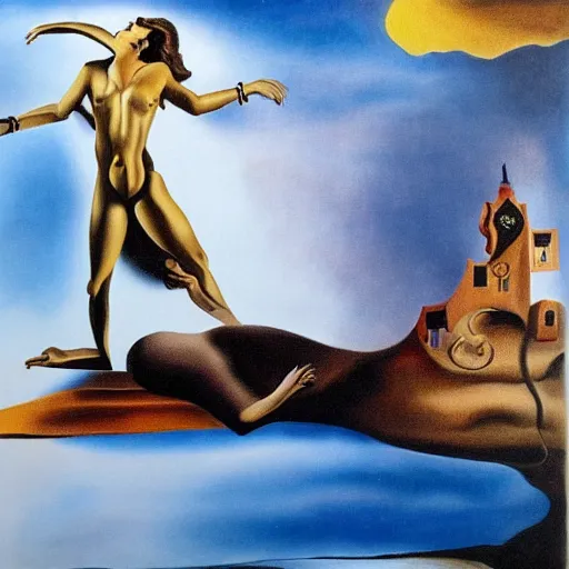 Prompt: dream inspired by salvador dali