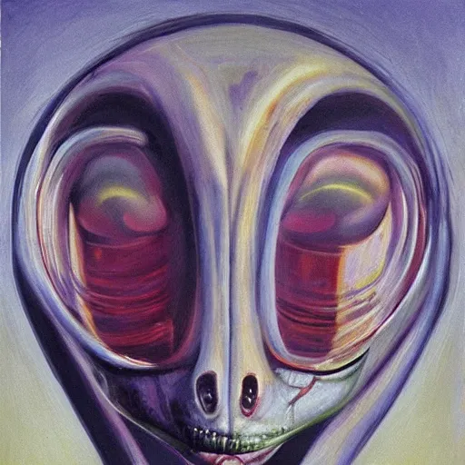 Image similar to alien by wayne thiebaud