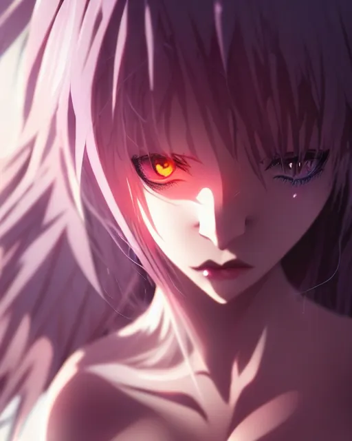 Prompt: character from to love ru darkness, fantasy magic, epic scene, cinematic lighting, intricate, elegant, sharp focus, illustration, graphic arts, highly detailed, concept art, matte, art by michiking and kidmo and saki hasemi and wlop, anime, trending on artstation