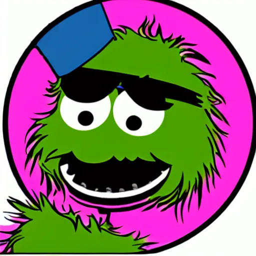 Image similar to logo for Oscar the Grouch's Funky Club