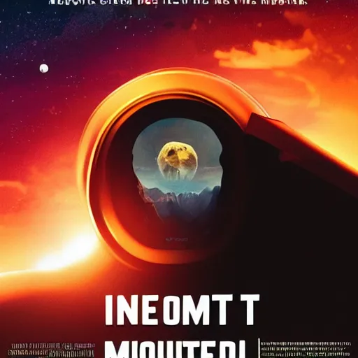 Image similar to a movie poster with an astronaut standing in front of a mountain, a poster by Niels Lergaard, reddit contest winner, incoherents, imax, movie poster, criterion collection