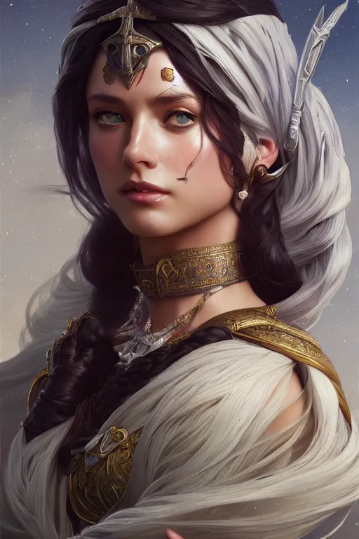 Image similar to princess of the empire, highly detailed, digital painting, artstation, concept art, smooth, sharp focus, illustration, unreal engine 5, 8 k, art by artgerm and greg rutkowski and alphonse mucha and ifbb pro fitness photograph