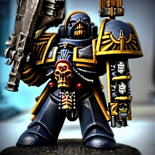 Image similar to warhammer 4 0 k johnny depp