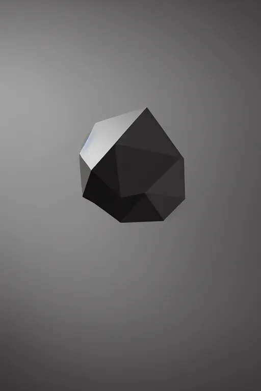 Image similar to very dark image of abstract 3 d shapes floating in a black background, blender maya unreal engine, octane render vray,
