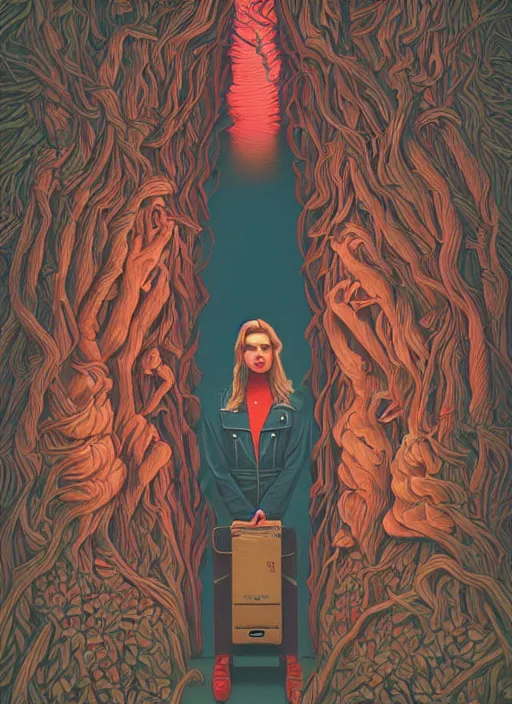 Image similar to Twin Peaks poster artwork by Casey Weldon