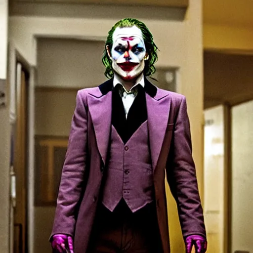 Image similar to michael c. hall as the joker