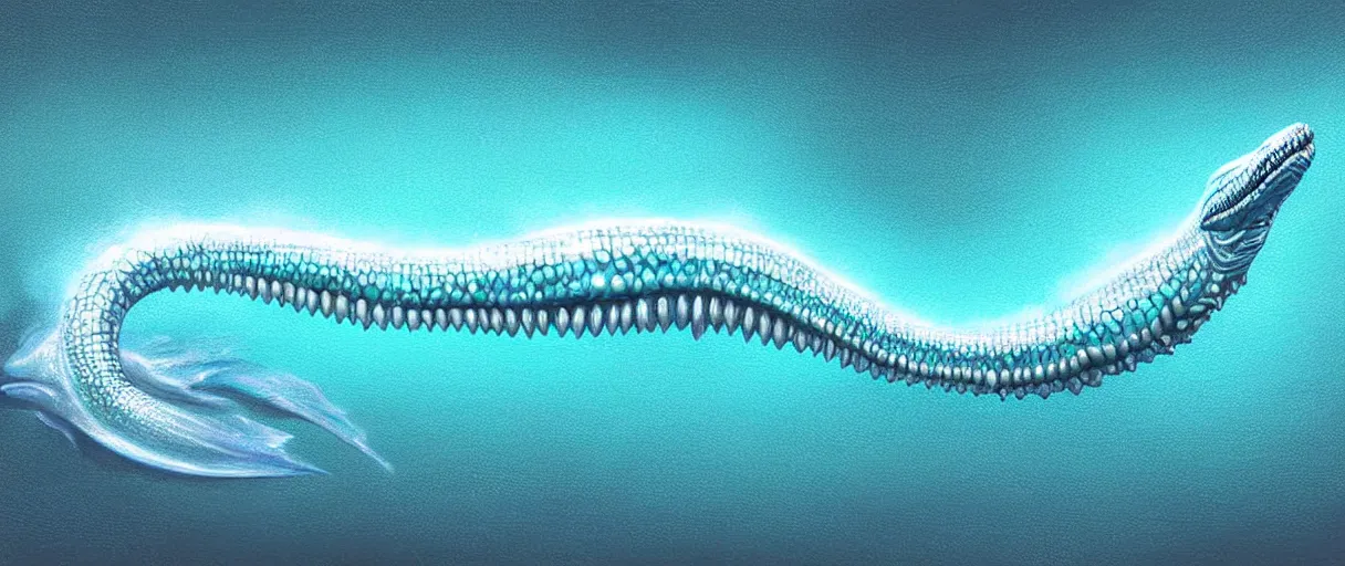 Prompt: hyperrealistic very intricate pearlescent white leviathan swallowing the earth digital painting concept art james white cinematic soft glow teal lighting high angle hd 8k sharp shallow depth of field