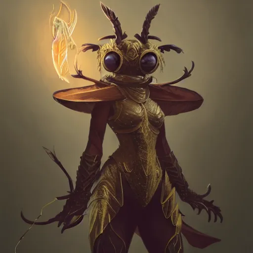 Prompt: Anthropomorphized queen bee, D&D, fantasy, cinematic lighting, highly detailed, digital painting, artstation, concept art, smooth, sharp focus, illustration, warm light, cozy warm tint, magic the gathering artwork, volumetric lighting, 8k, no gold, no gold colours, art by Akihiko Yoshida, Greg Rutkowski