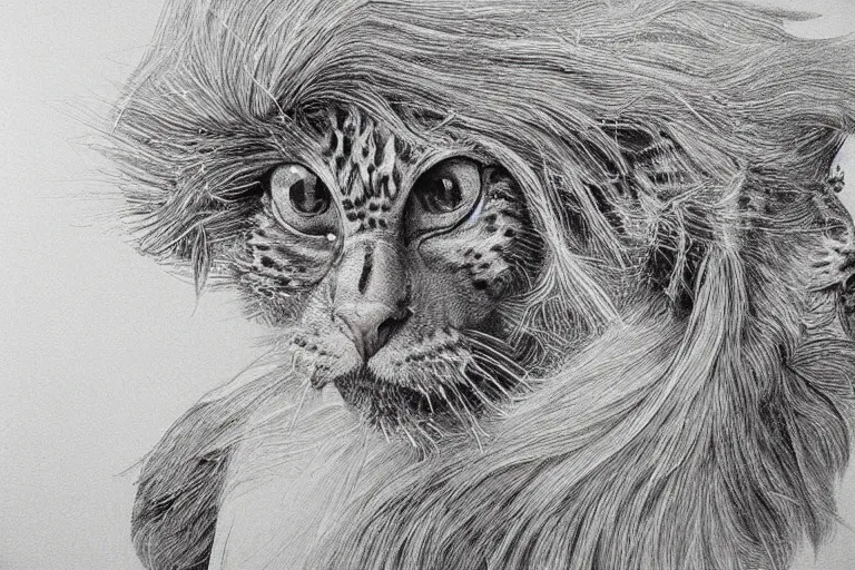 Image similar to “ a extremely detailed stunning creature drawings by allen william ”