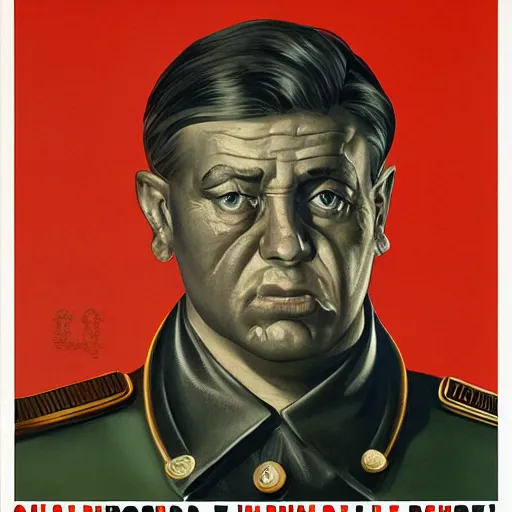 Image similar to a detailed and complex, highly detailed, concept art, soviet propaganda poster depicting a portrait of fierljeppen. painting by irakli toidze