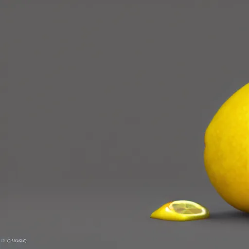 Image similar to a lemon character in the style of pixar, 4k, octane render