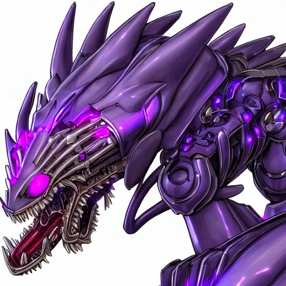 Image similar to detailed mawshot of a giant beautiful stunning goddess anthropomorphic hot robot mecha female dragon, silver sharp streamlined armor, detailed maw, glowing Purple LED eyes, food pov, micro pov, dragon art, macro art, furry art, vore, furaffinity, DeviantArt, Eka's Portal, G6