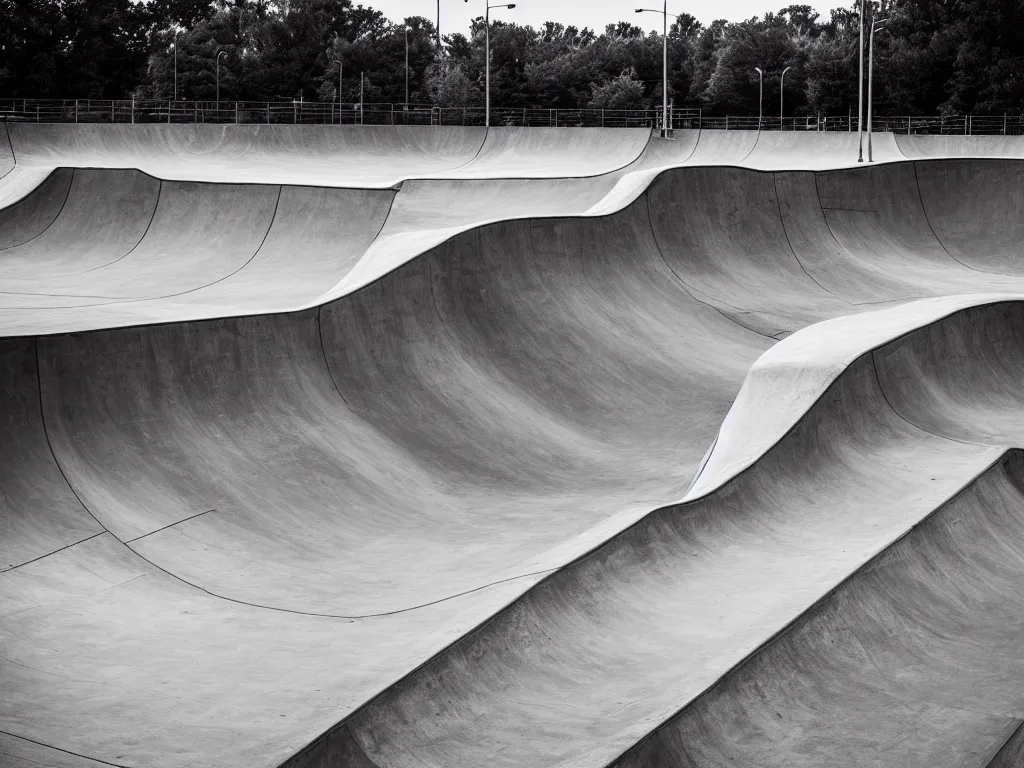 Image similar to skate park, photography, highly detailed