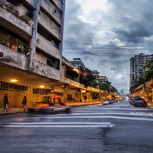 Image similar to Caracas Venezuela, 4K award winning photography lighting